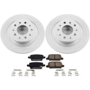 Power Stop 16-18 Chevrolet Malibu Front & Rear Z17 Evolution Geomet Coated Brake Kit