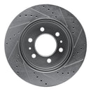 R1 09-09 Ford F-150 Front Drilled & Slotted Silver Brake Rotor Set