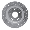 R1 05-17 Honda Accord Front & Rear Drilled & Slotted Silver Brake Rotor Set