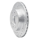 R1 89-96 Nissan 240SX Front & Rear Drilled & Slotted Silver Brake Rotor Set