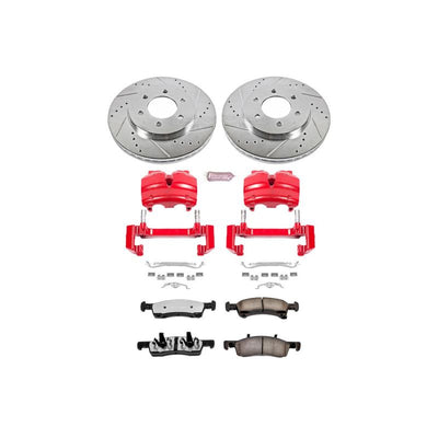 Power Stop 03-06 Lincoln Navigator Front Z36 Truck & Tow Kit w/Cals