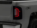 Raxiom 07-14 Chevrolet Silverado 1500 Axial Series LED Tail Lights- Black Housing (Smoked Lens)