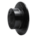 R1 96-02 BMW Z3 Rear Right Drilled & Slotted Black Brake Rotor