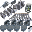 Eagle Chevy 350 3.750in Crank 6.000in I-Beam Rods -16cc 4.030in Pistons Rotating Assembly