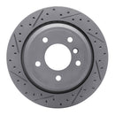R1 96-03 BMW 525I (USA/Canada) Rear Left Drilled & Slotted Geo-Carbon Rotor