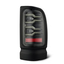 AlphaRex 94-01 Dodge Ram 1500/2500/3500 LUXX-Series LED Tail Lights - Alpha-Black