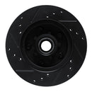 R1 78-78 Buick Century Front Right Drilled & Slotted Black Brake Rotor