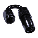 Russell 4AN ProClassic 180 Degree Hose End - Black