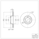 DFC Brake Rotors - Plain