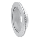 R1 17-24 Nissan Titan Rear Drilled & Slotted Silver Brake Rotor Set