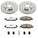 Power Stop 05-10 Ford Mustang Front & Rear Z26 Street Warrior Brake Kit