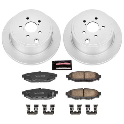 Power Stop 09-10 Subaru Forester Front & Rear Z17 Evolution Geomet Coated Brake Kit
