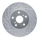 R1 86-92 Toyota Supra Front & Rear Drilled & Slotted Silver Brake Rotor Set