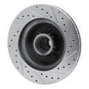 R1 76-81 Chrysler Newport Front Left Drilled & Slotted Silver Brake Rotor