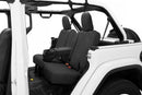 Bestop 18-23 Jeep Wrangler JL 4-Door Exc. 4Xe Rear W/ Fold Down Arm Rest Seat Covers (Black Diamond)