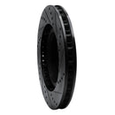 R1 92-02 Dodge Viper Front Left Drilled & Slotted Black Brake Rotor