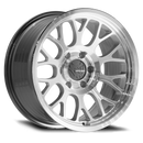 Mamba M28 20x9 6x139.7 ET-12 Silver Wheel w/ Mirror Machine Face & Lip