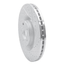 R1 04-09 Audi S4 Front & Rear Drilled & Slotted Silver Brake Rotor Set
