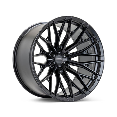 Vossen HFX-6 22x10 - 8x170 - ET-18 - Super Deep Face - 125.1 - Satin Black Wheel