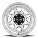 ICON Nuevo 17x8.5 / 6x5.5 / 25mm / 5.75in BS Silver Machined Wheel