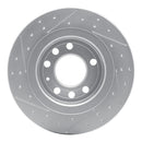 R1 06-10 Pontiac Solstice Rear Right Drilled & Slotted Geo-Carbon Rotor