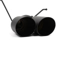 BLOX Racing 2022+ WRX Muffler Delete / Axle Back Single Wall 4in - Matte Black Tips