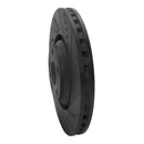 R1 08-11 Audi TTS Quattro Front Right Drilled & Slotted Black Brake Rotor