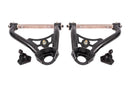 BMR 68-74 Chevrolet Nova Non-Adj. Upper A-Arms w/ STD. Ball Joint (Delrin) - Black Hammertone