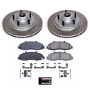 Power Stop 99-00 Ford F-150 Front and Rear Semi-Coated Rotor Kit