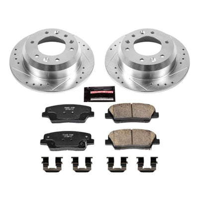 Power Stop 07-08 Hyundai Entourage Front & Rear Z23 Evolution Sport Brake Kit