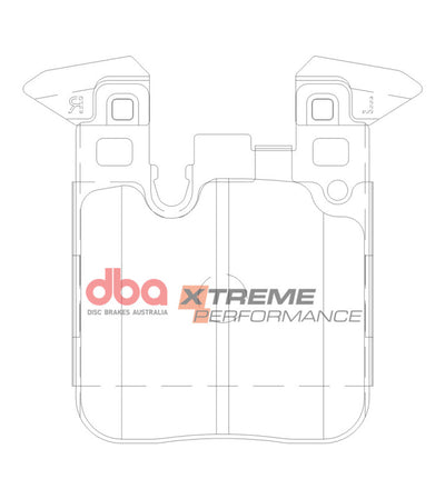 DBA 14-16 BMW 228i (w/M Sport Brakes) Rear XP Performance Brake Pads