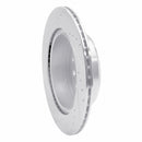 R1 93-98 Toyota Supra Front & Rear Drilled & Slotted Silver Brake Rotor Set