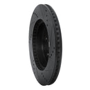 R1 19-25 Toyota Corolla Front & Rear Drilled & Slotted Black Brake Rotor Set