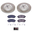 Power Stop 18-22 Subaru Crosstrek Front and Rear Semi-Coated Rotor Kit