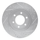R1 04-08 Ford F-150 Heritage Front Drilled & Slotted Silver Brake Rotor Set