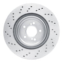 DFC 15-20 BMW M3 Right Rear Drilled GeoSPEC Coated Rotor