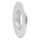 R1 81-85 Toyota 4Runner Front Left Drilled & Slotted Silver Brake Rotor
