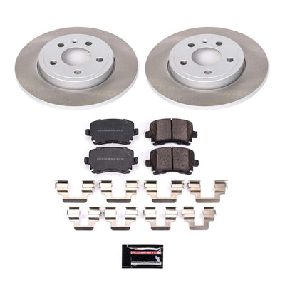 Power Stop 05-09 Audi A4 Front and Rear Semi-Coated Rotor Kit