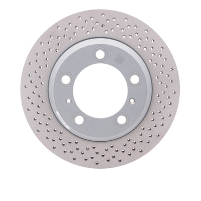 DFC 05-23 Porsche Cayman Rear Drilled Hi-Carbon Alloy Geomet Coated Rotor