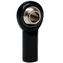 QA1 PCY Series 2-Pc Rod End - Female/Left Hand - .75in Bore x 3/4-16 - Hi-Misalign - Steel w/PTFE