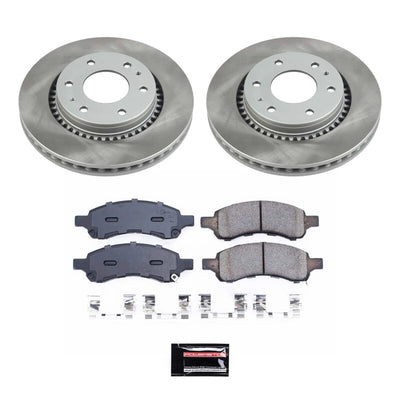 Power Stop 06-07 Buick Rainier Front and Rear Semi-Coated Rotor Kit