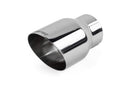 APR Single-Walled 3.5in Slash-Cut Tips - Polished Silver - Set of 2