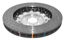 DBA 12-13 Audi TT Quattro RS (370mm Front Rotor) Front 5000 Series Drilled Rotor w/Silver Hat