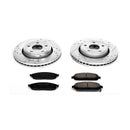 Power Stop 06-10 Jeep Commander Front Z23 Evolution Sport Brake Kit w/Calipers