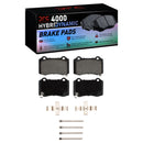 DFC 10-16 Hyundai Genesis Coupe Rear 4000 HybriDynamic Brake Pads and Hardware Kit
