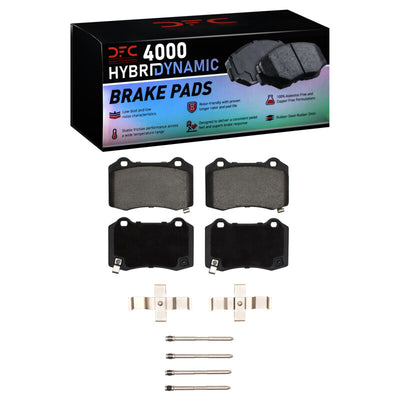 DFC 10-16 Hyundai Genesis Coupe Rear Geospec Rotors w/4000 HybriDynamic Brake Pads w/Hardware