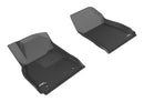 3D MAXpider 2013-2019 Cadillac XTS Kagu 1st & 2nd Row Floormats - Black