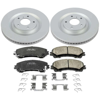 Power Stop 2019 Infiniti QX50 Front & Rear Z17 Evolution Geomet Coated Brake Kit