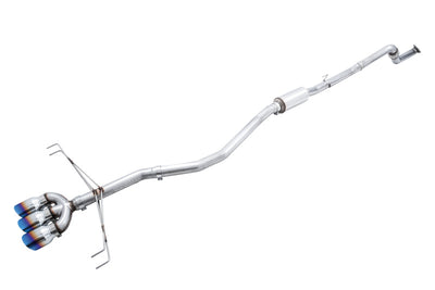 AWE 17-21 Honda Civic Type R Track Edition Triple Vapor Blue Exhaust