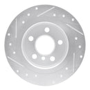 R1 14-25 BMW 220i (Mexico) Rear Right Drilled & Slotted Silver Brake Rotor